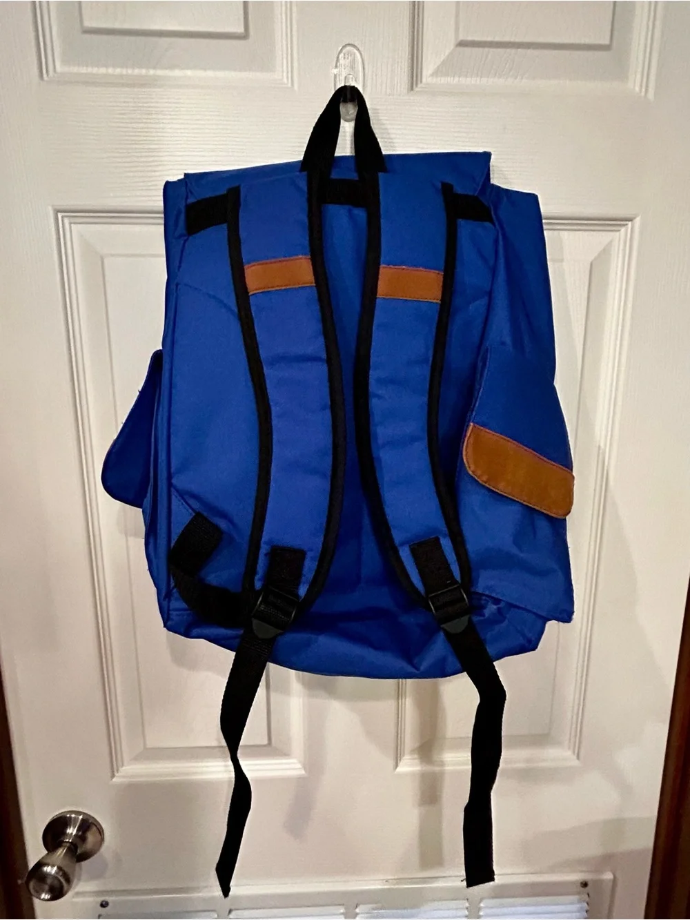 Disney Royal Blue Backpack with Brown Trim